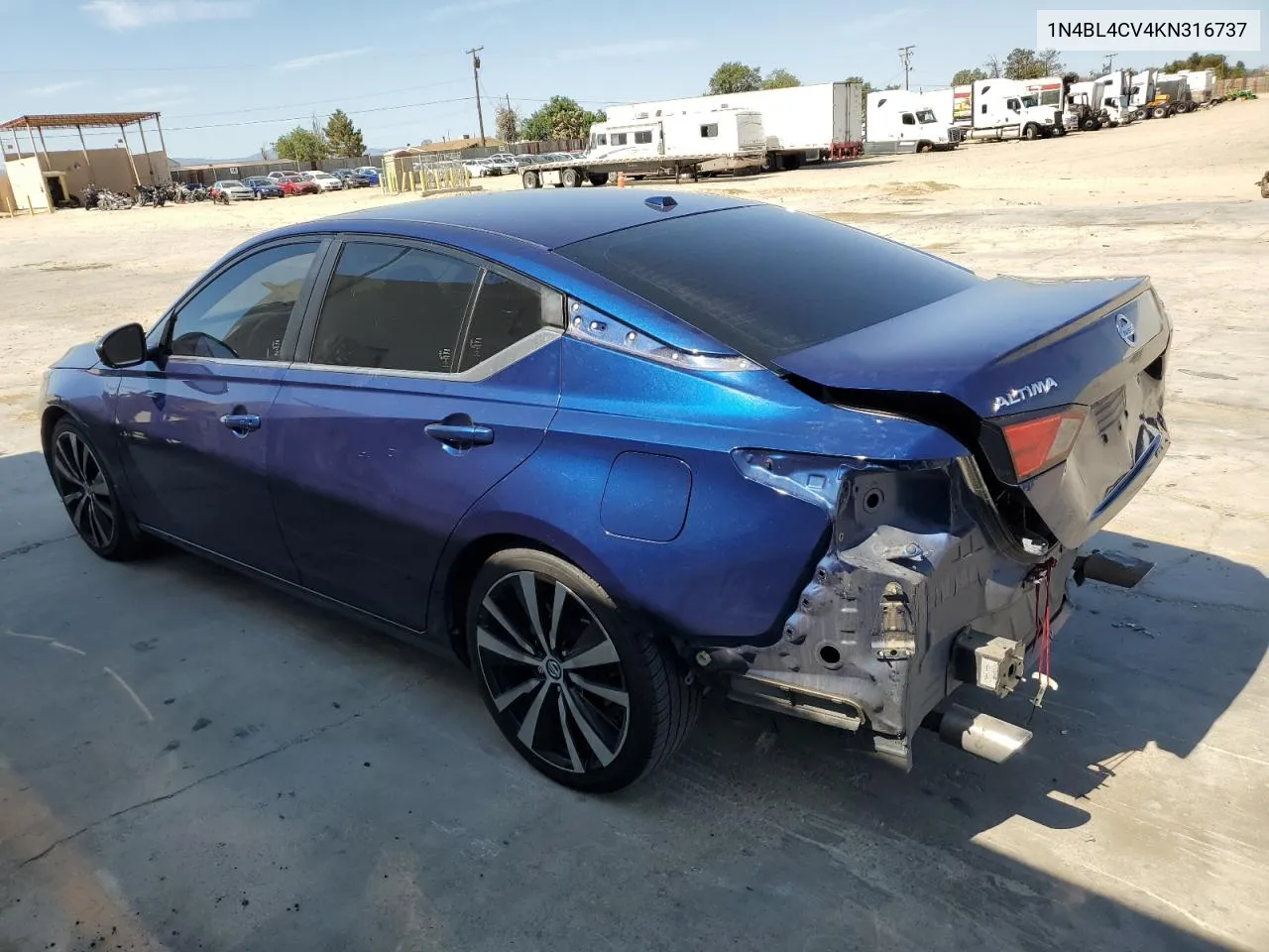 2019 Nissan Altima Sr VIN: 1N4BL4CV4KN316737 Lot: 64255934