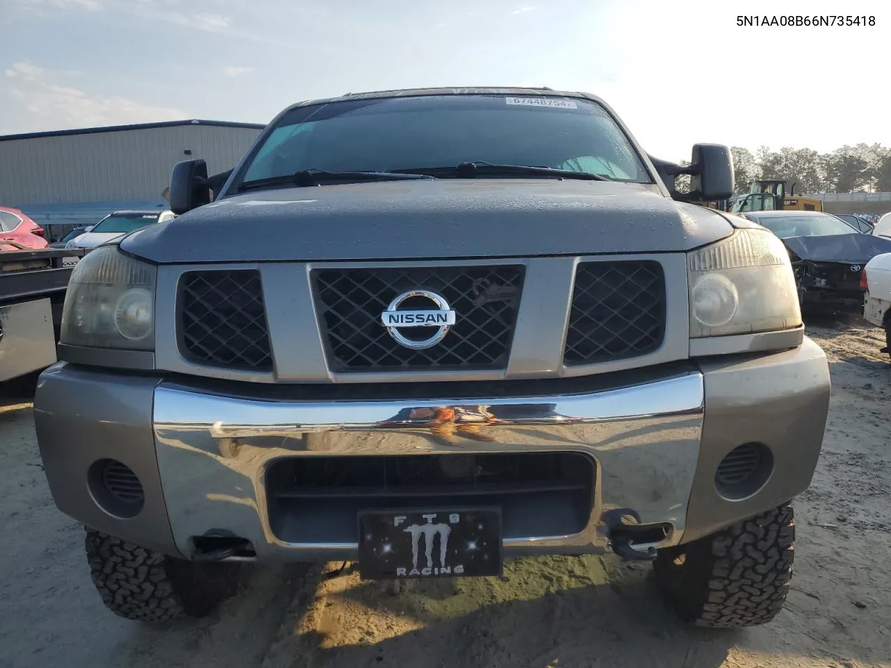 2006 Nissan Armada Se VIN: 5N1AA08B66N735418 Lot: 67448754