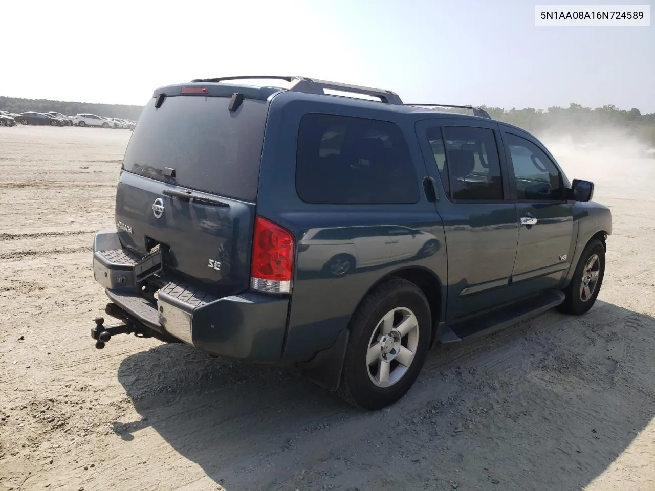 5N1AA08A16N724589 2006 Nissan Armada Se