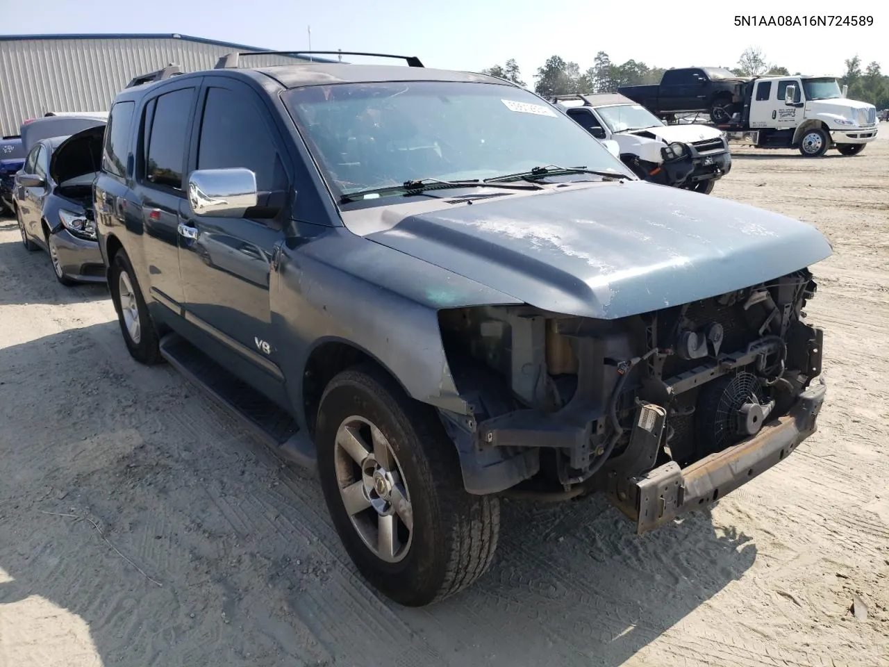 2006 Nissan Armada Se VIN: 5N1AA08A16N724589 Lot: 69612634