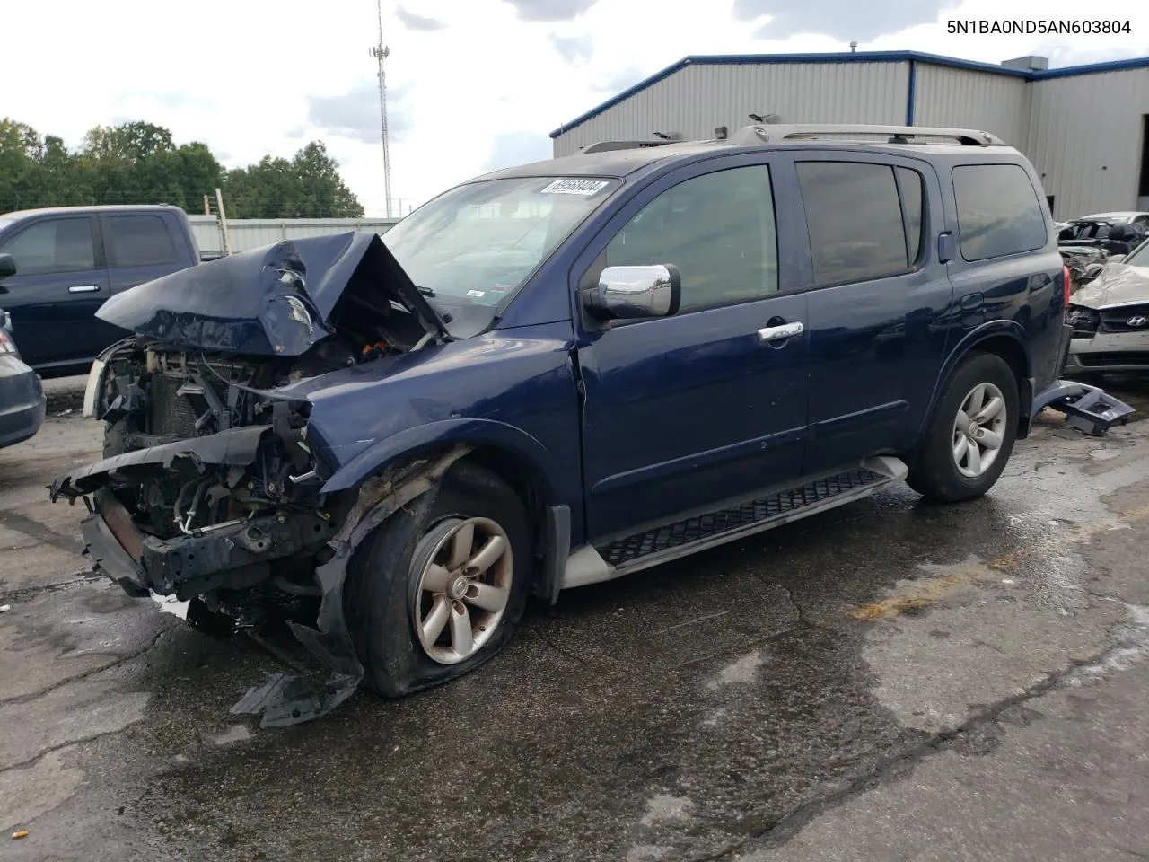 2010 Nissan Armada Se VIN: 5N1BA0ND5AN603804 Lot: 69568404