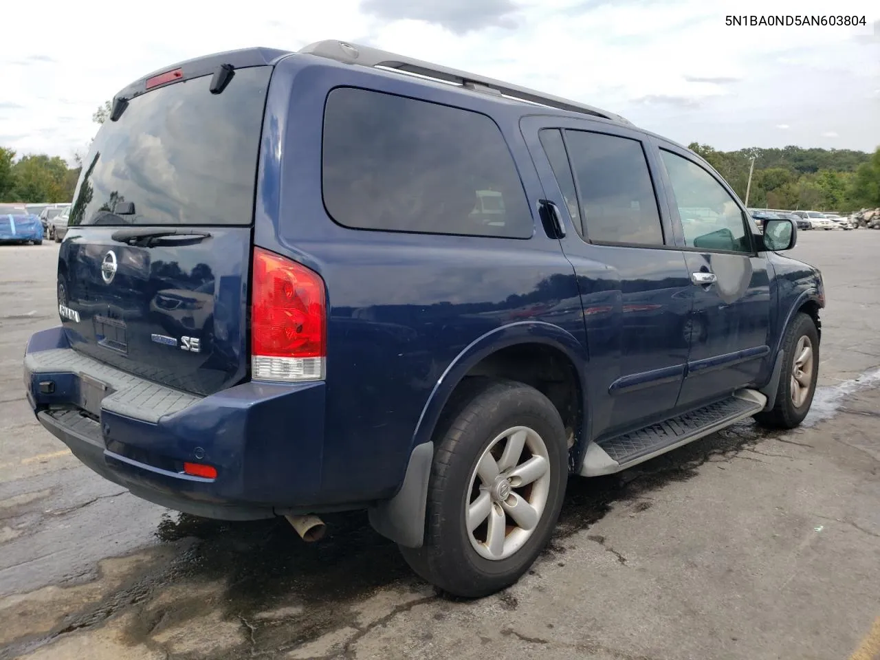 2010 Nissan Armada Se VIN: 5N1BA0ND5AN603804 Lot: 69568404