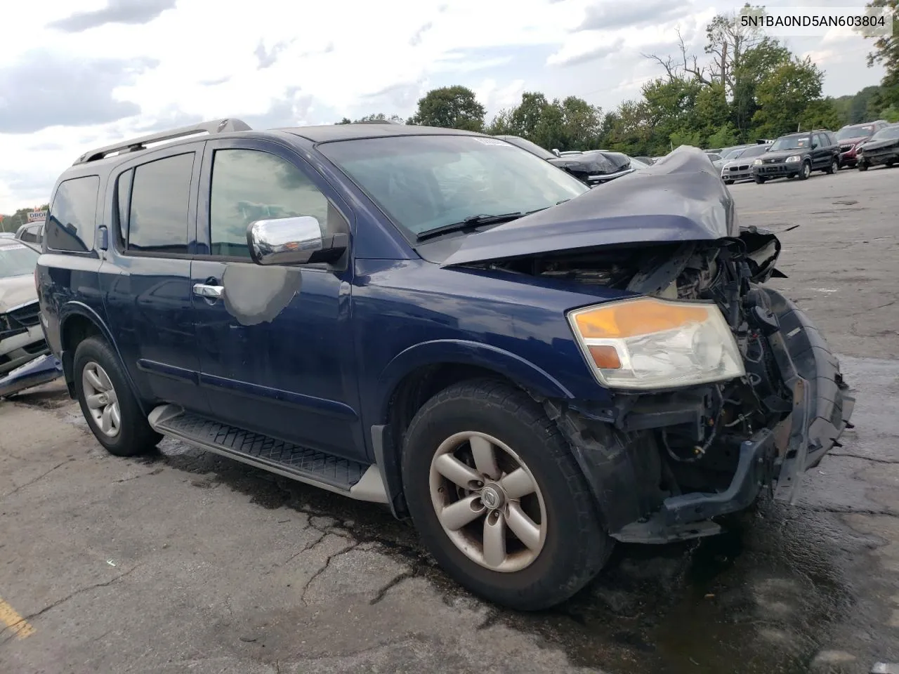 2010 Nissan Armada Se VIN: 5N1BA0ND5AN603804 Lot: 69568404