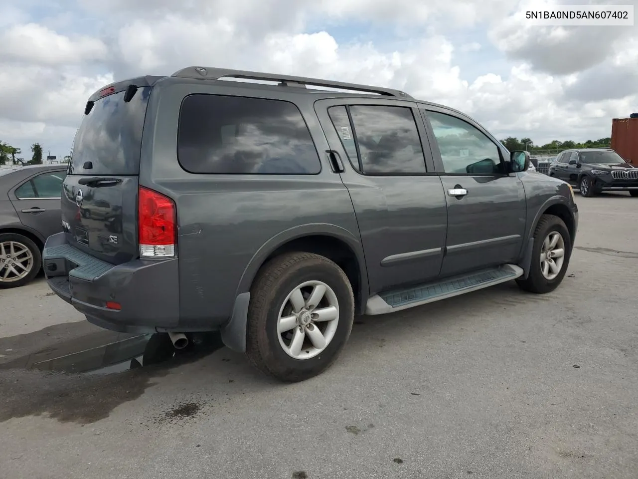 2010 Nissan Armada Se VIN: 5N1BA0ND5AN607402 Lot: 71484024