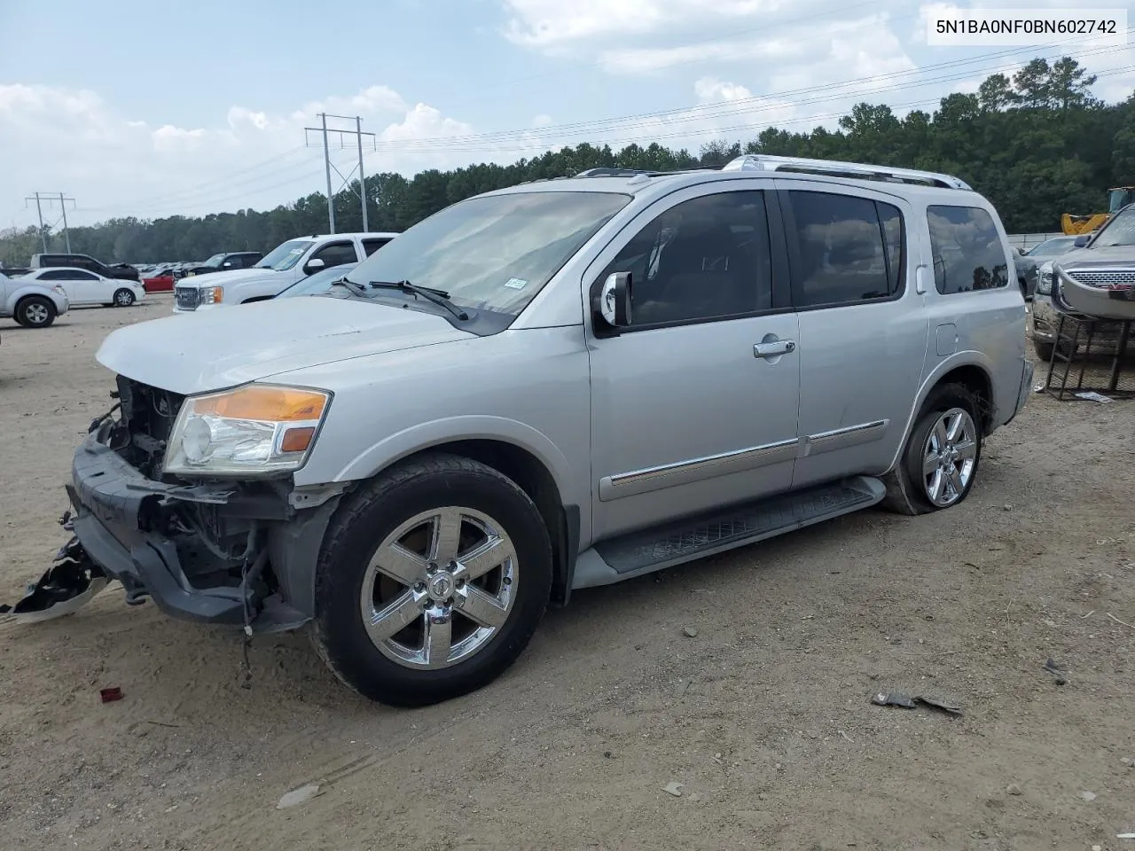 2011 Nissan Armada Platinum VIN: 5N1BA0NF0BN602742 Lot: 68154564