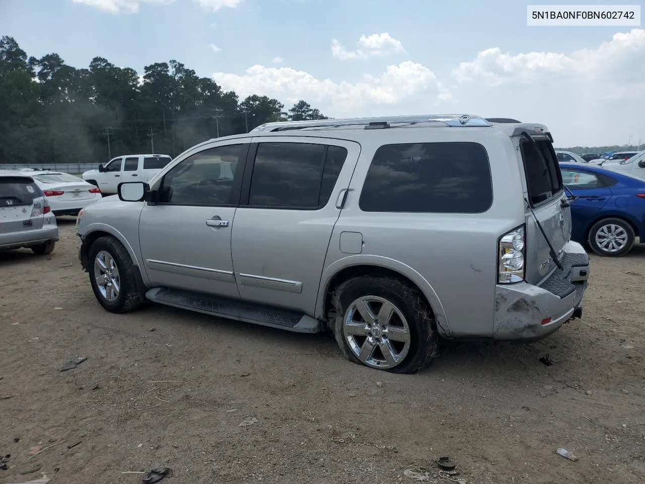 2011 Nissan Armada Platinum VIN: 5N1BA0NF0BN602742 Lot: 68154564