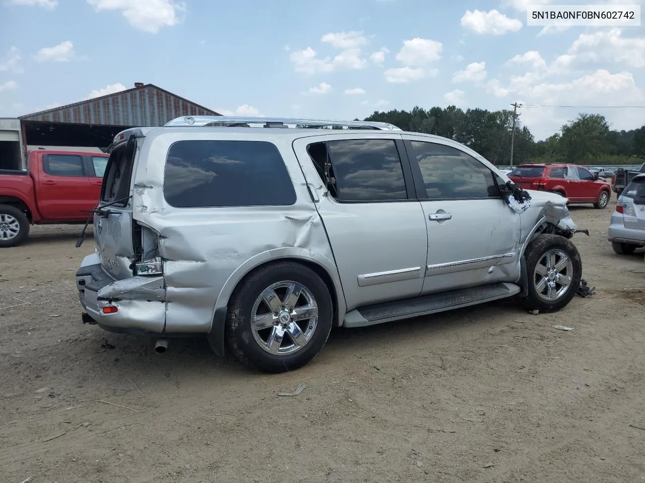 2011 Nissan Armada Platinum VIN: 5N1BA0NF0BN602742 Lot: 68154564