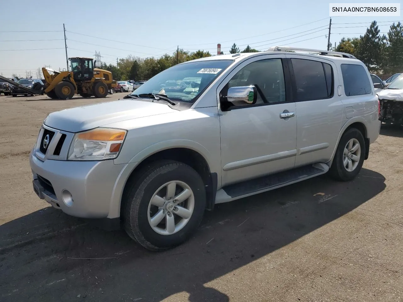 2011 Nissan Armada Sv VIN: 5N1AA0NC7BN608653 Lot: 70876094