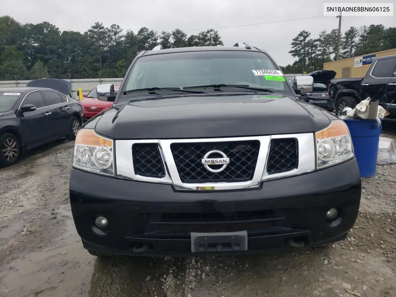 2011 Nissan Armada Platinum VIN: 5N1BA0NE8BN606125 Lot: 71346434