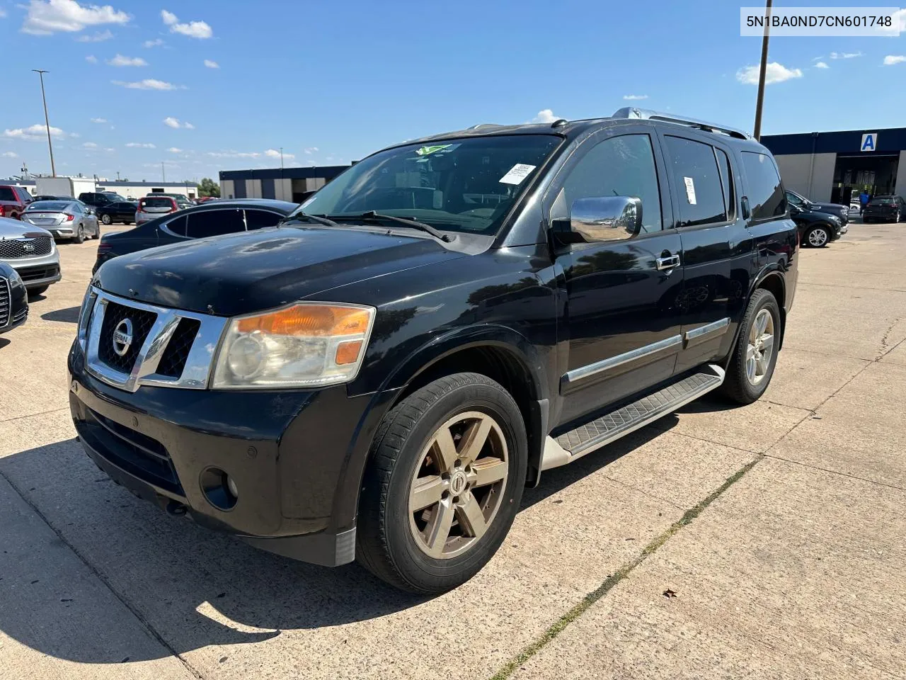 2012 Nissan Armada Sv VIN: 5N1BA0ND7CN601748 Lot: 71654304