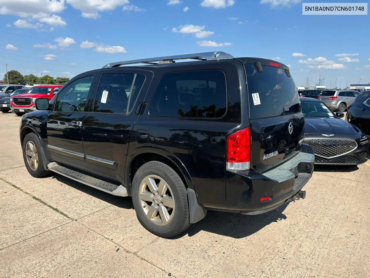 2012 Nissan Armada Sv VIN: 5N1BA0ND7CN601748 Lot: 71654304