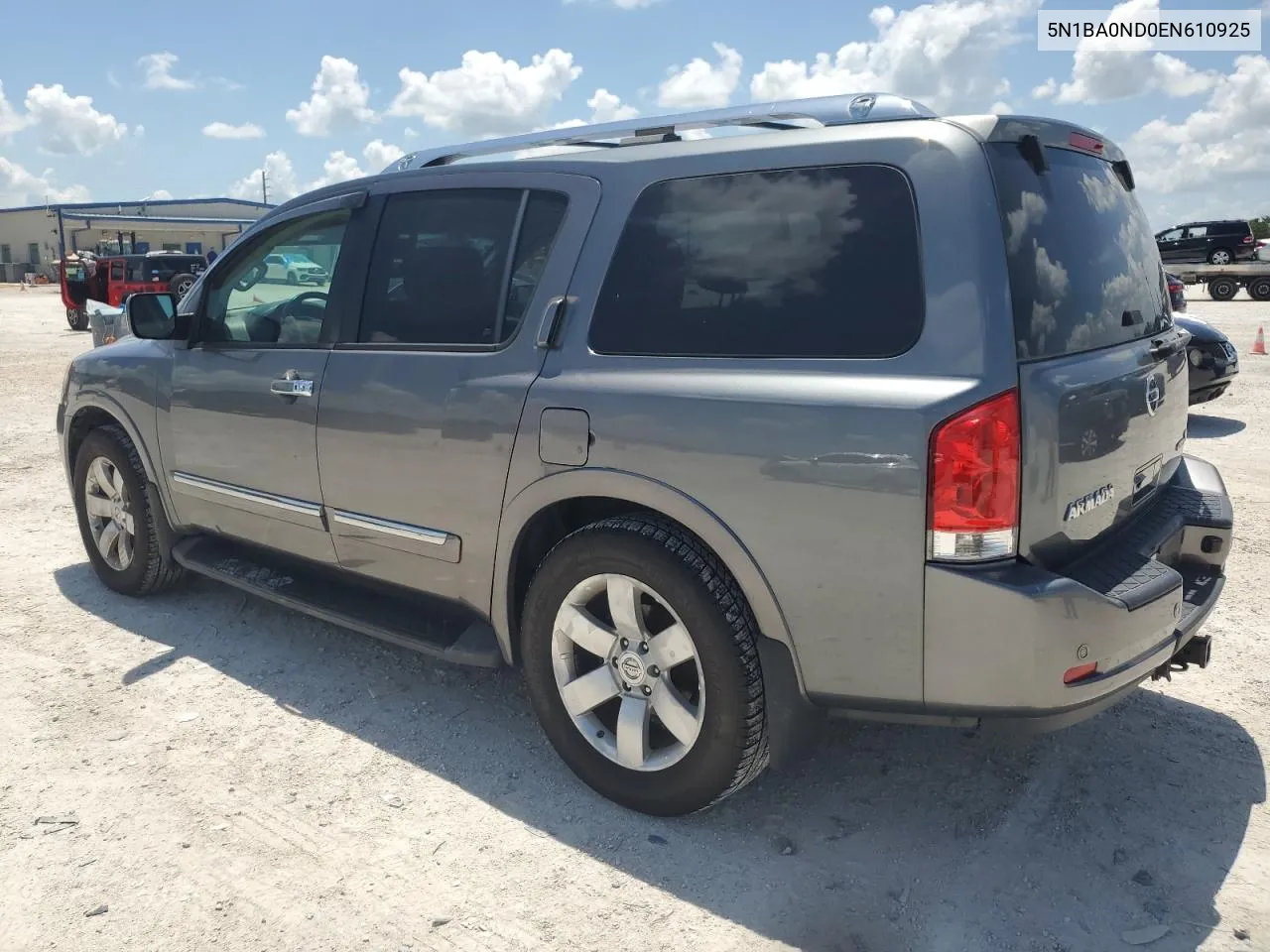 2014 Nissan Armada Sv VIN: 5N1BA0ND0EN610925 Lot: 67335094