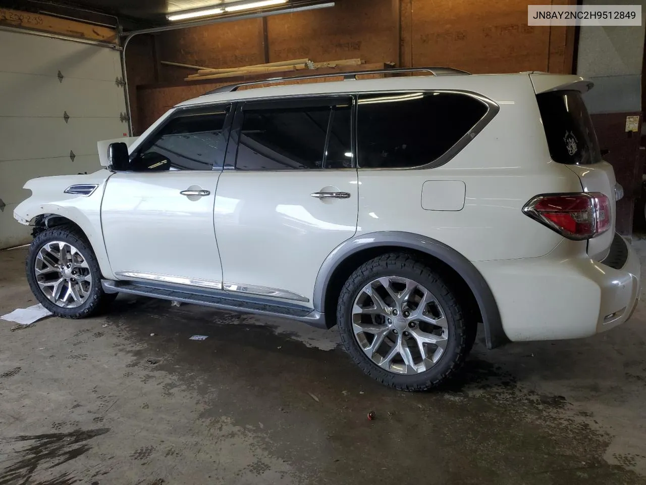 2017 Nissan Armada Sv VIN: JN8AY2NC2H9512849 Lot: 63800224