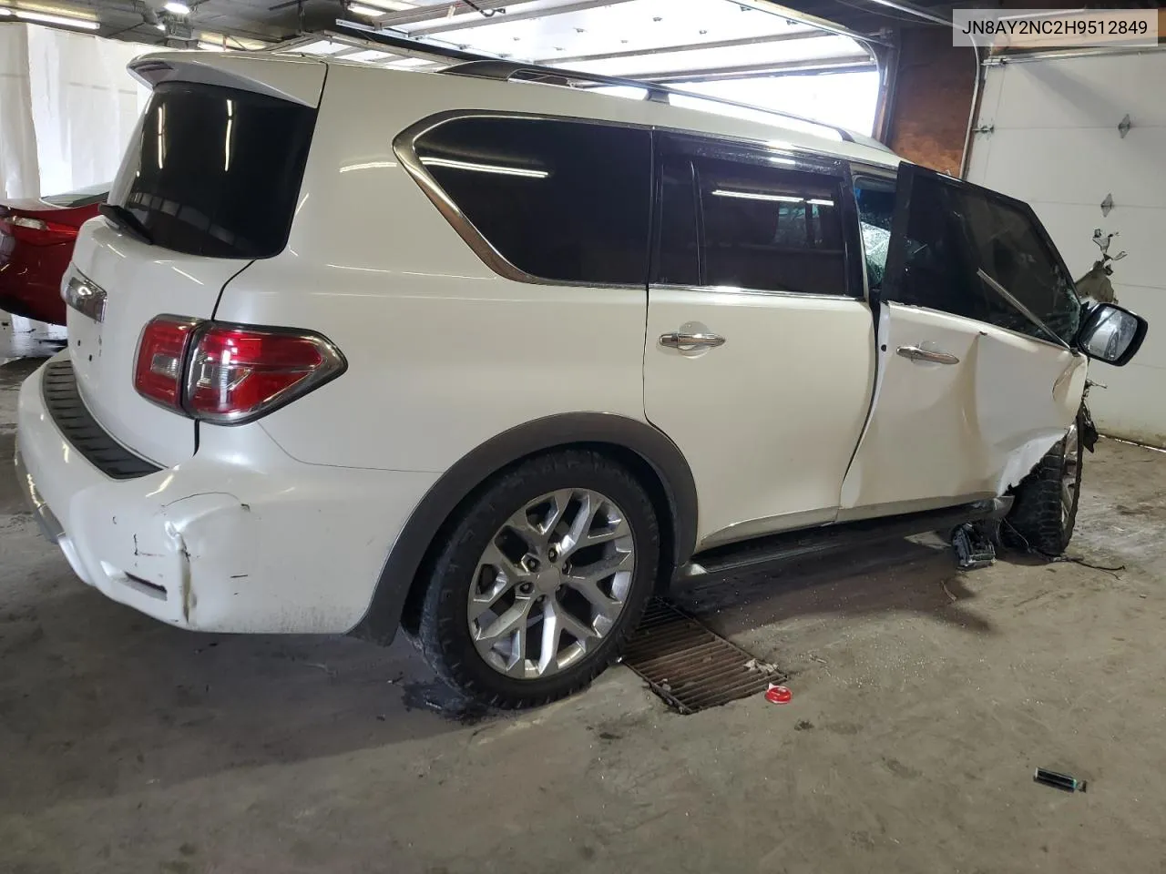 2017 Nissan Armada Sv VIN: JN8AY2NC2H9512849 Lot: 63800224