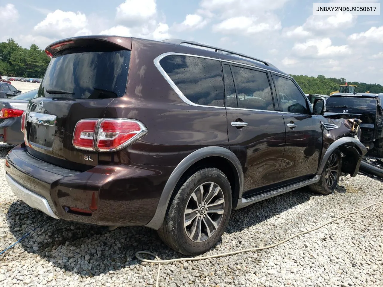 2018 Nissan Armada Sv VIN: JN8AY2ND6J9050617 Lot: 62336084