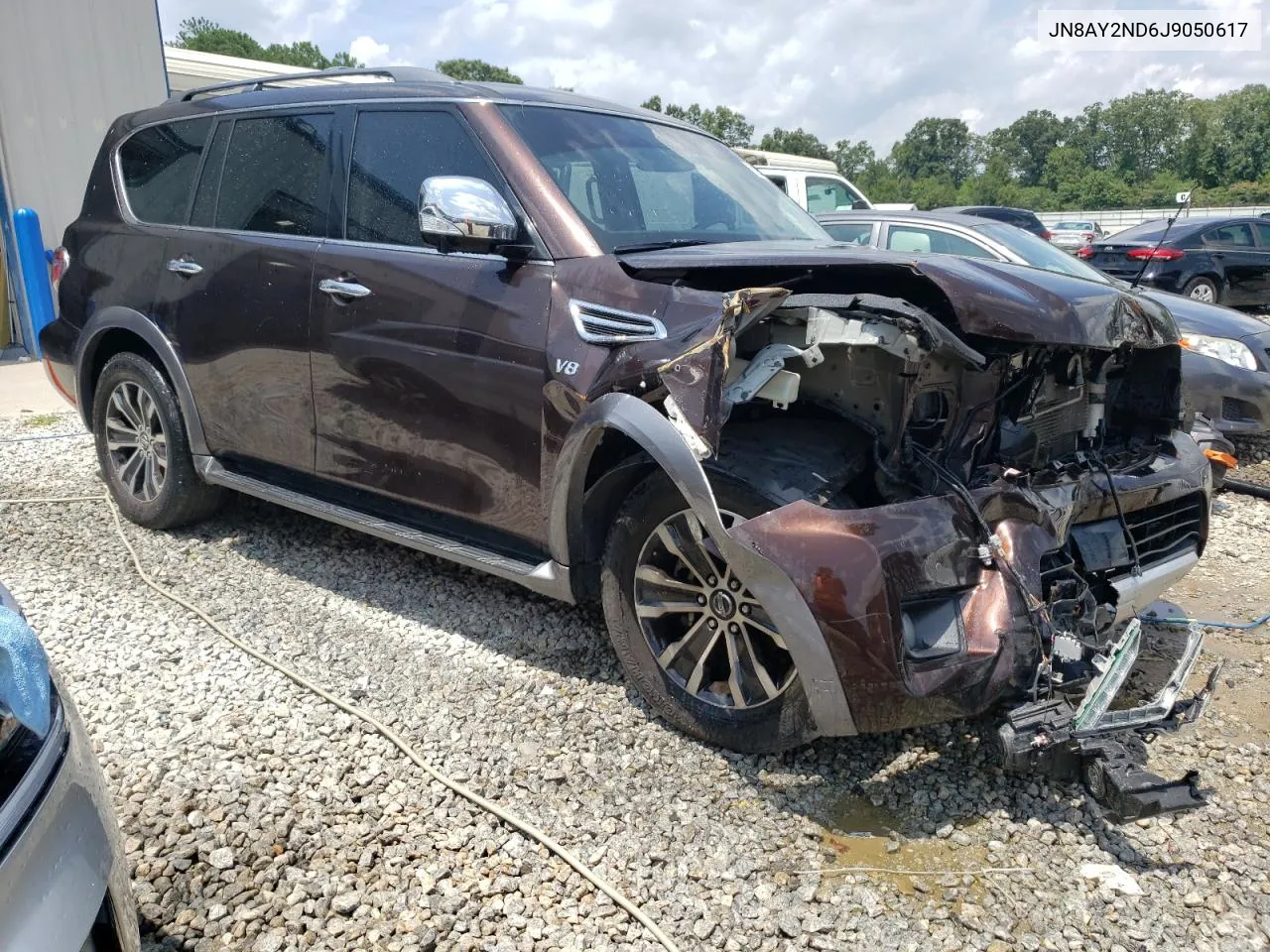 2018 Nissan Armada Sv VIN: JN8AY2ND6J9050617 Lot: 62336084