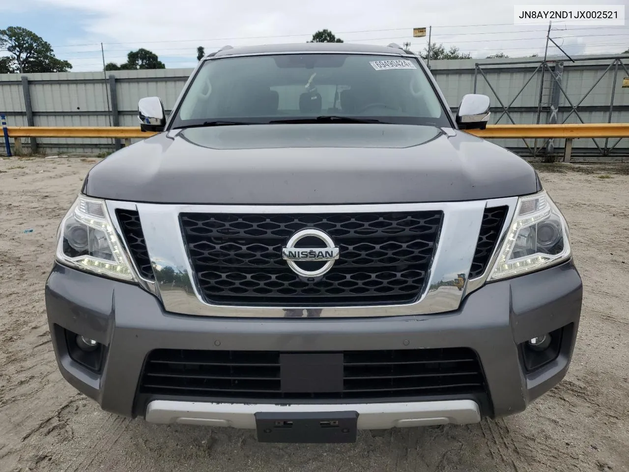 2018 Nissan Armada Sv VIN: JN8AY2ND1JX002521 Lot: 69490424