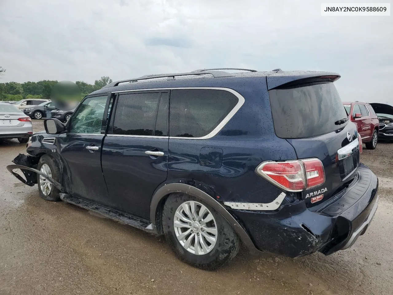 JN8AY2NC0K9588609 2019 Nissan Armada Sv