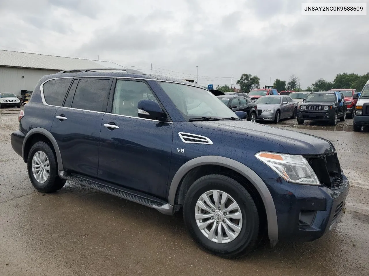 2019 Nissan Armada Sv VIN: JN8AY2NC0K9588609 Lot: 67130034