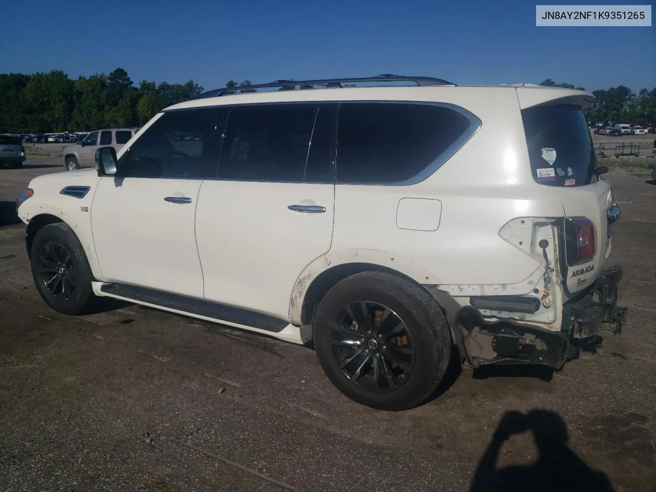 2019 Nissan Armada Platinum VIN: JN8AY2NF1K9351265 Lot: 67709614