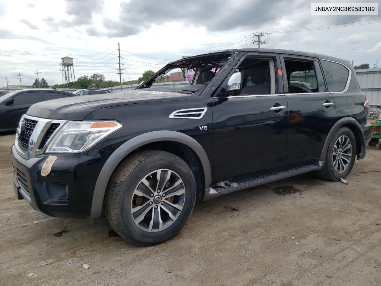 2019 Nissan Armada Sv VIN: JN8AY2NC8K9580189 Lot: 69314404