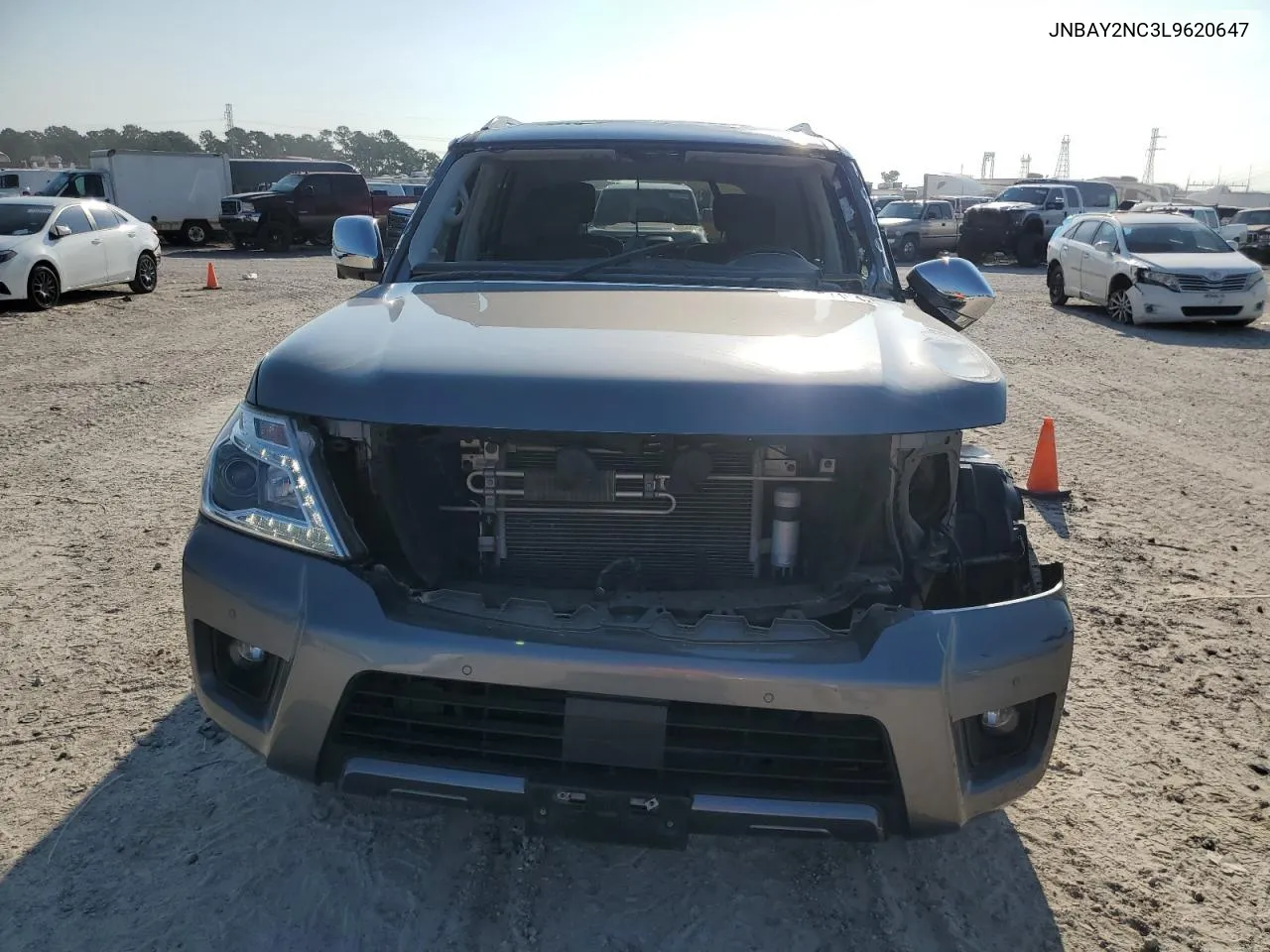 2020 Nissan Armada VIN: JNBAY2NC3L9620647 Lot: 68697194