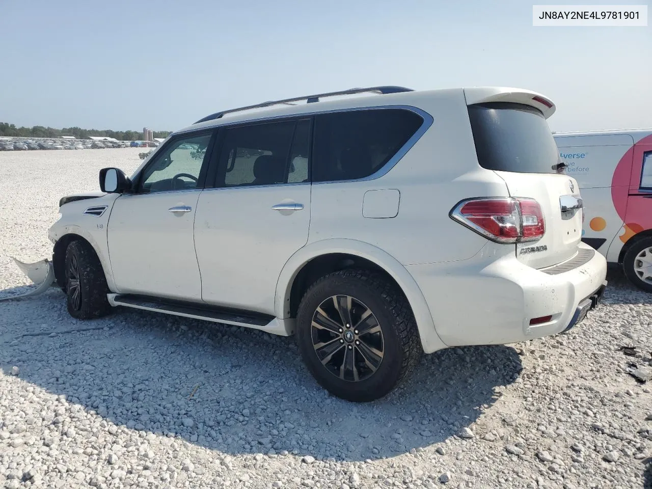 2020 Nissan Armada Platinum VIN: JN8AY2NE4L9781901 Lot: 69999404