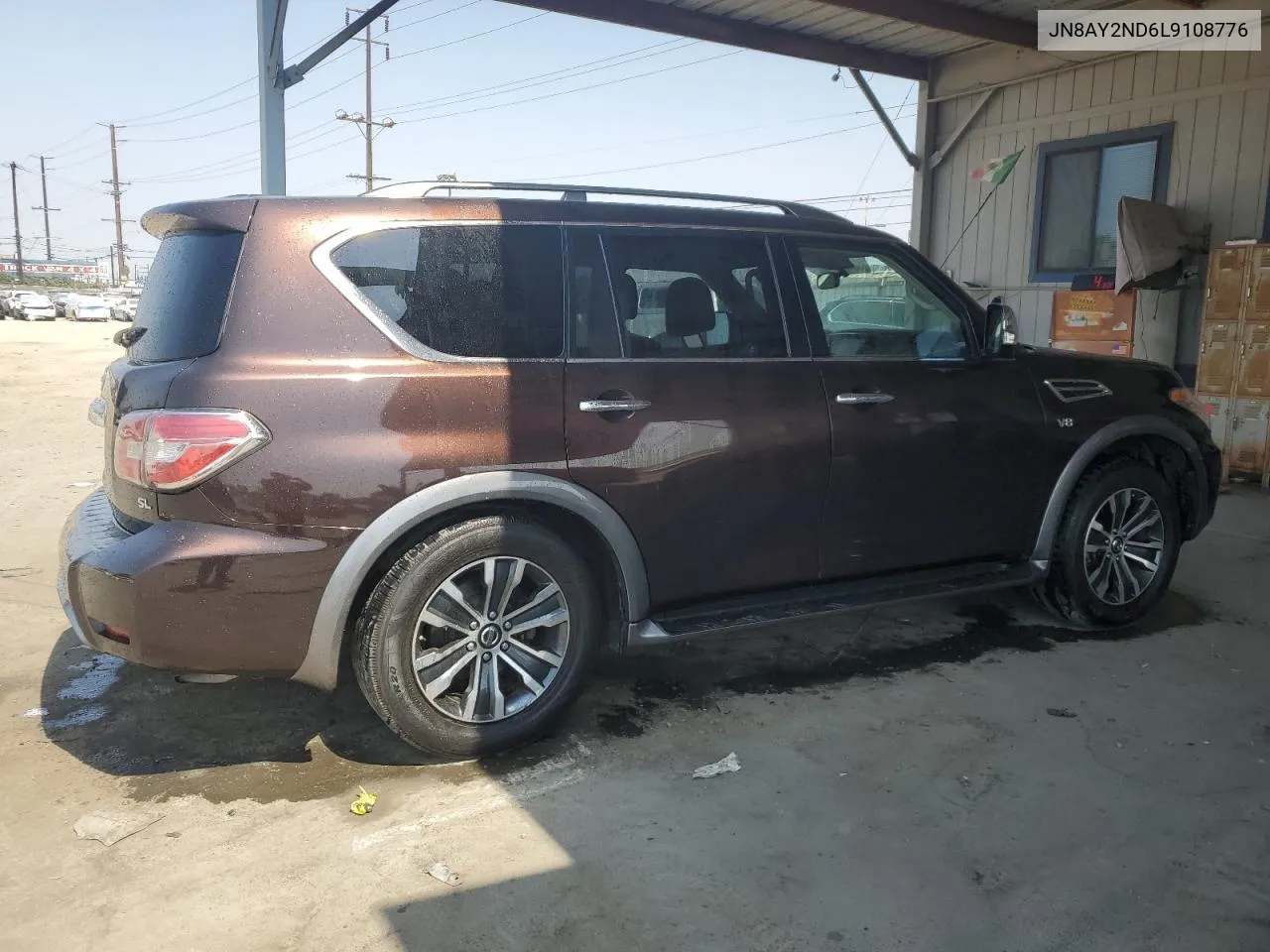 2020 Nissan Armada Sv VIN: JN8AY2ND6L9108776 Lot: 71068204