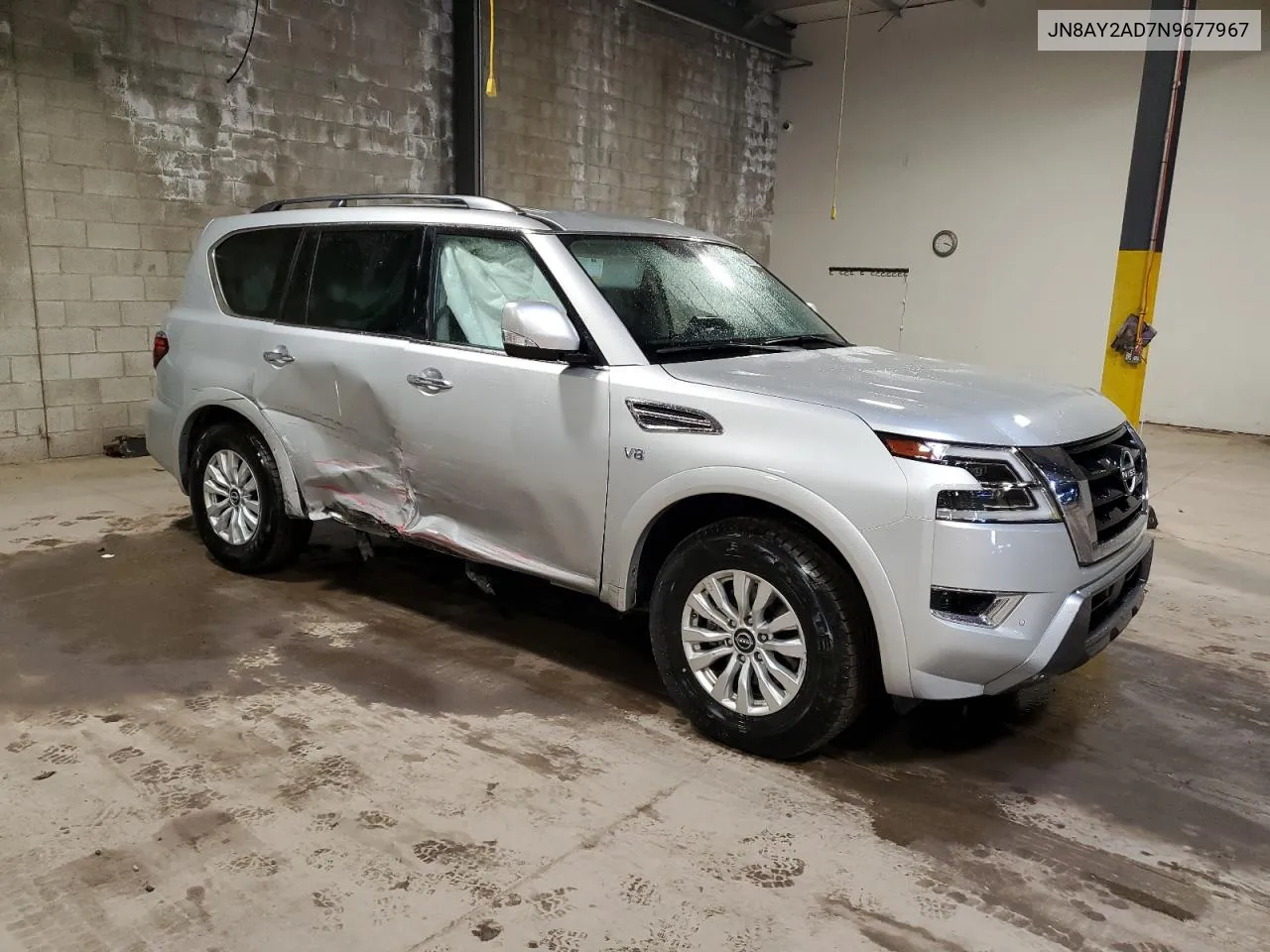 2022 Nissan Armada S VIN: JN8AY2AD7N9677967 Lot: 71036714