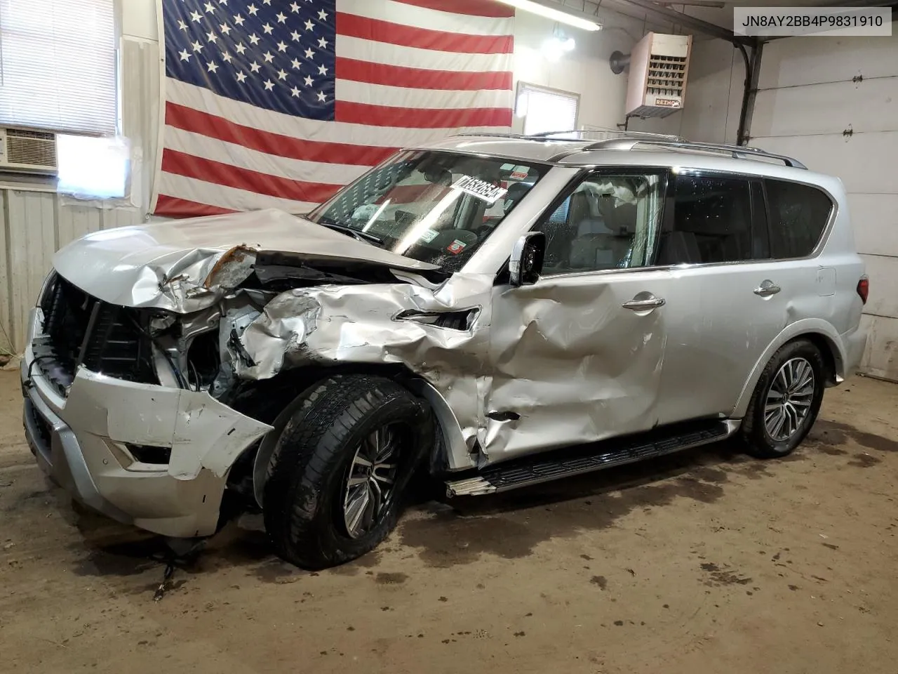 2023 Nissan Armada Sl VIN: JN8AY2BB4P9831910 Lot: 71532654