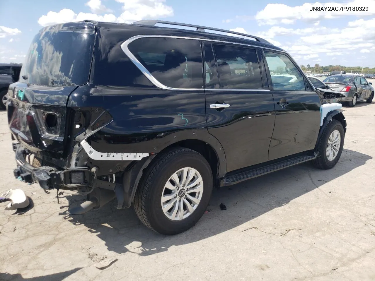 2023 Nissan Armada S VIN: JN8AY2AC7P9180329 Lot: 71796494