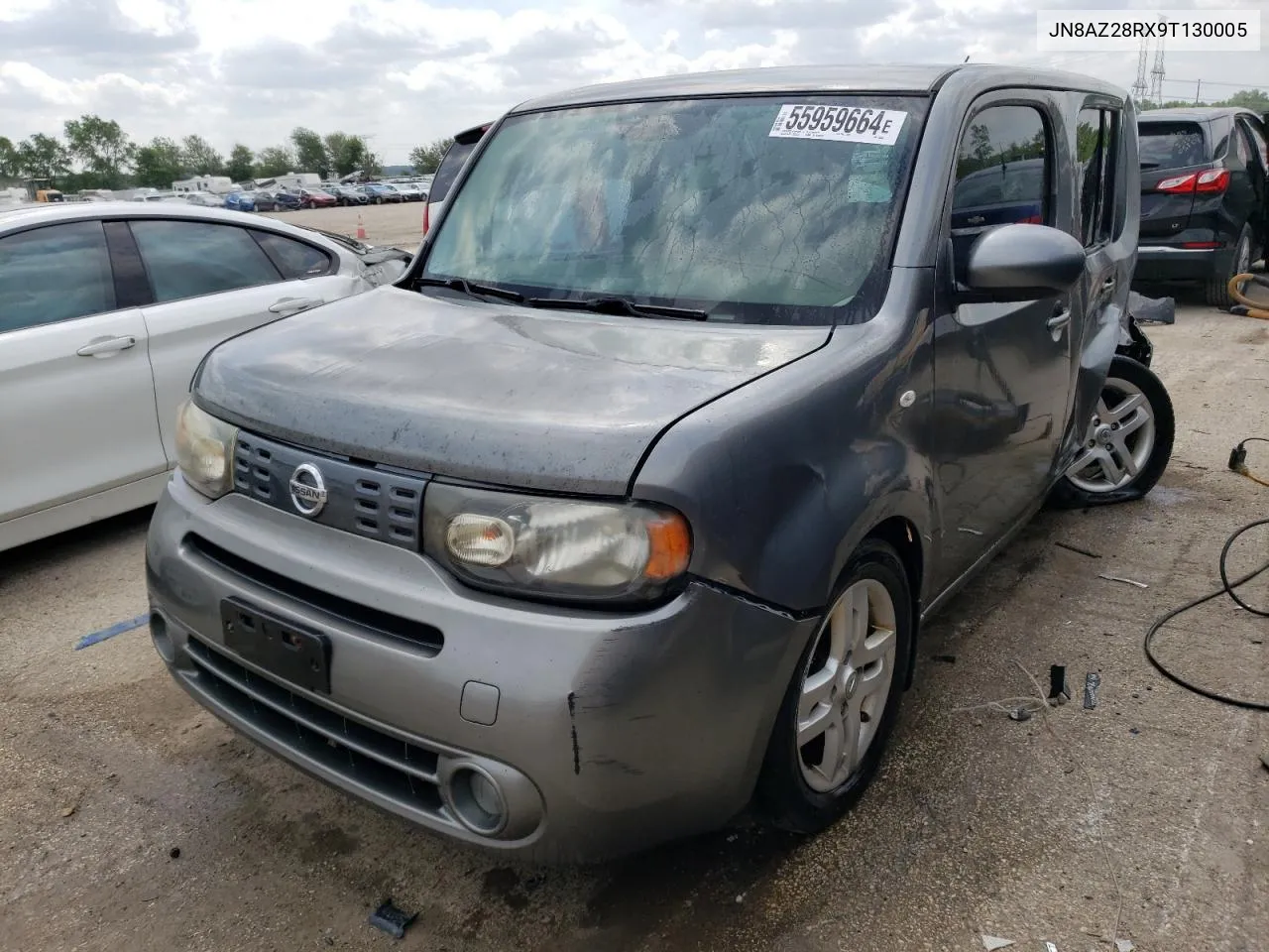 2009 Nissan Cube Base VIN: JN8AZ28RX9T130005 Lot: 55959664