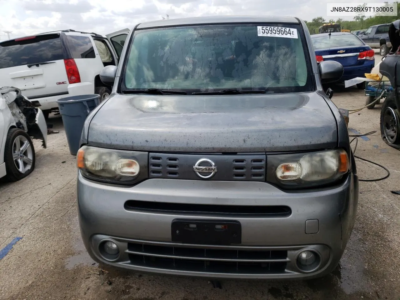 2009 Nissan Cube Base VIN: JN8AZ28RX9T130005 Lot: 55959664