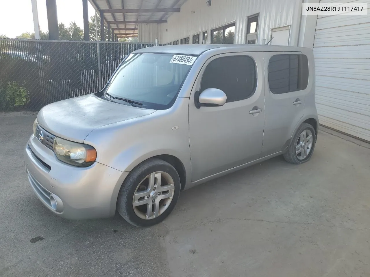 2009 Nissan Cube Base VIN: JN8AZ28R19T117417 Lot: 67480494