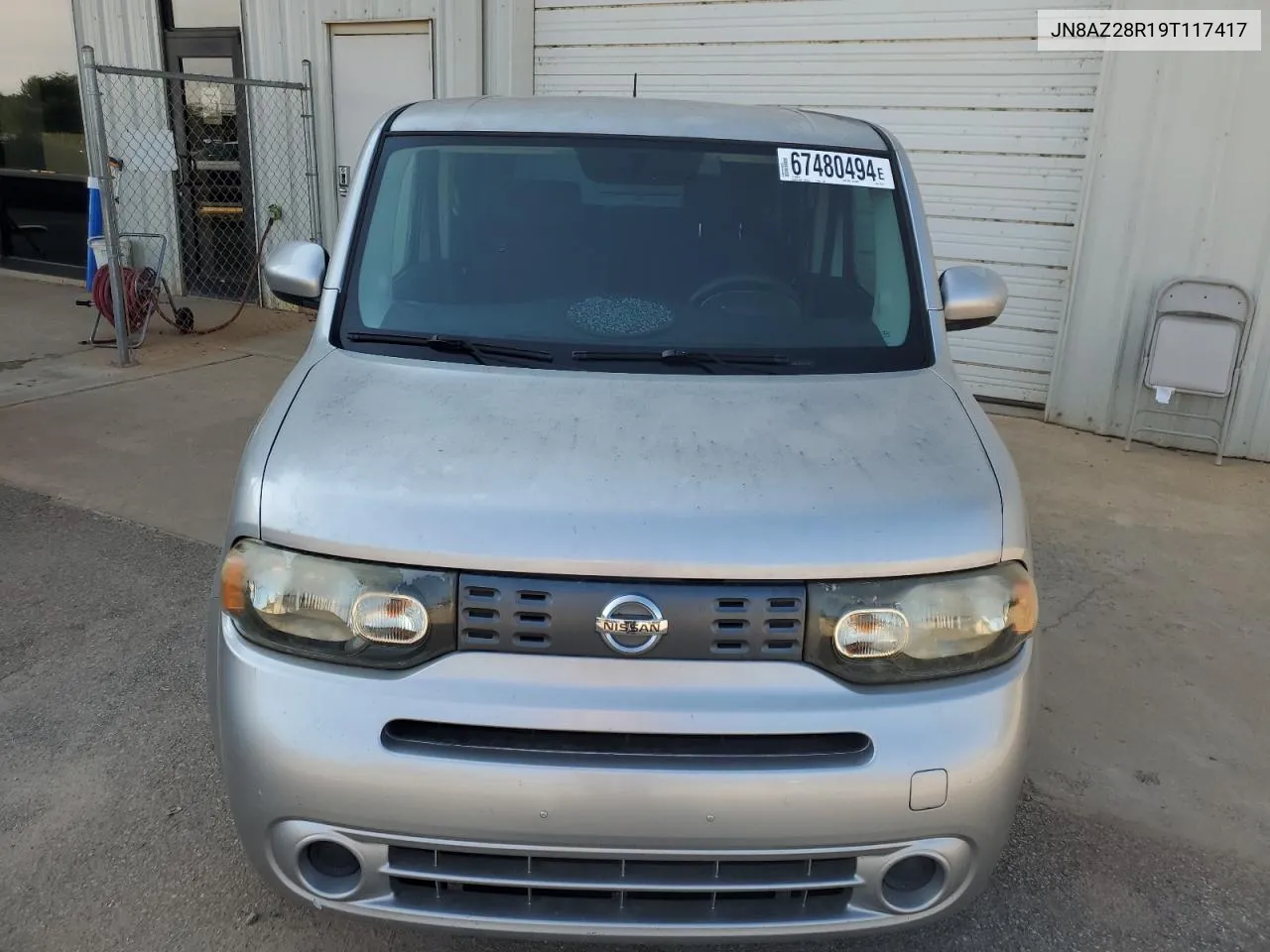 2009 Nissan Cube Base VIN: JN8AZ28R19T117417 Lot: 67480494