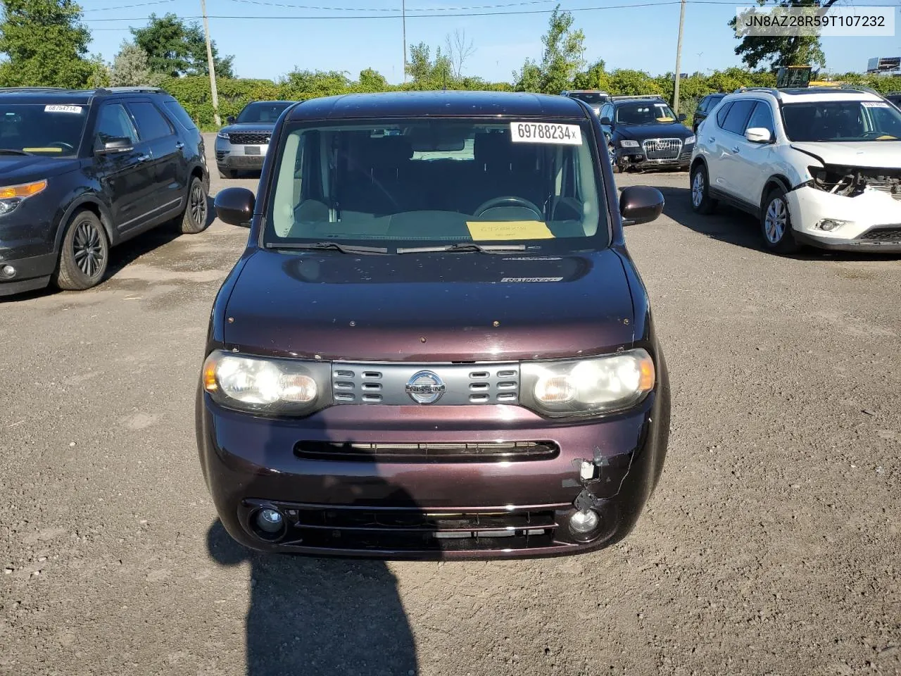 2009 Nissan Cube Base VIN: JN8AZ28R59T107232 Lot: 69788234