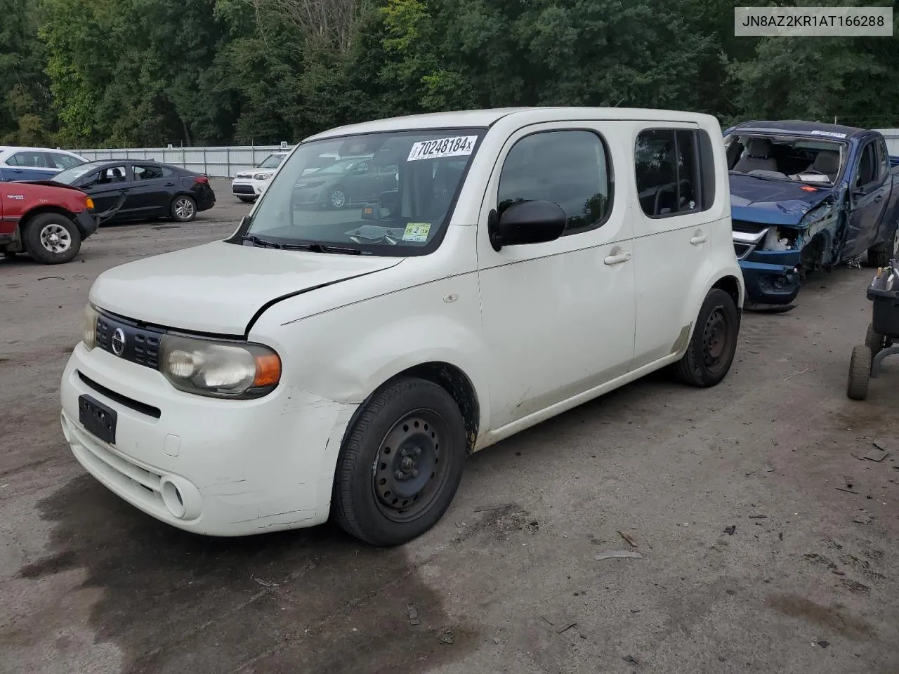 2010 Nissan Cube Base VIN: JN8AZ2KR1AT166288 Lot: 70248184