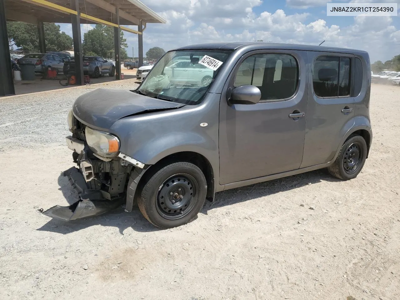 2012 Nissan Cube Base VIN: JN8AZ2KR1CT254390 Lot: 62746914