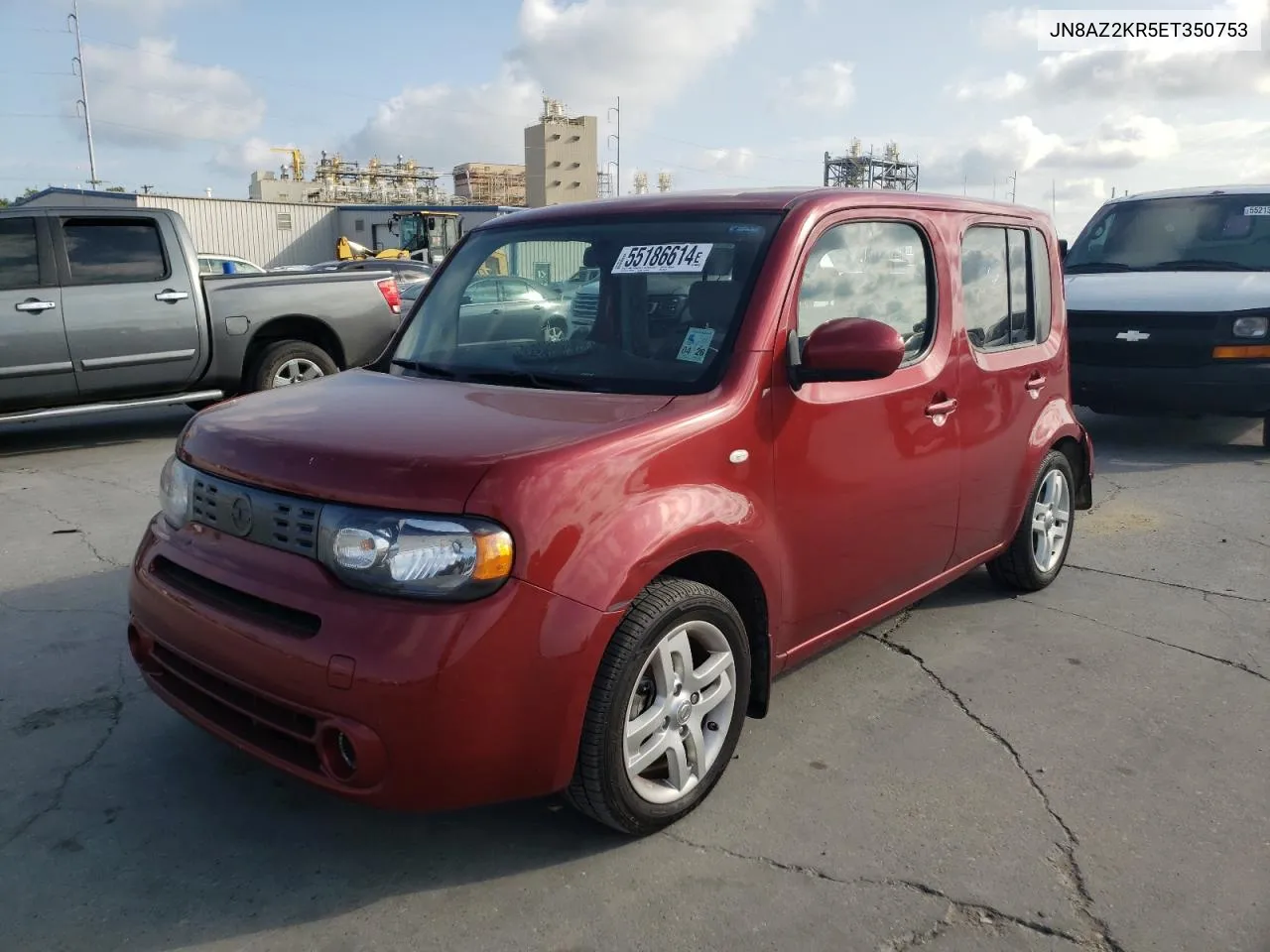 2014 Nissan Cube S VIN: JN8AZ2KR5ET350753 Lot: 55186614