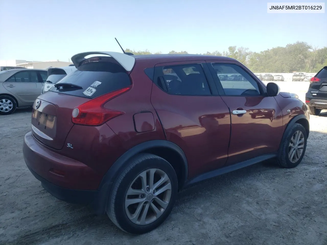 2011 Nissan Juke S VIN: JN8AF5MR2BT016229 Lot: 72165234