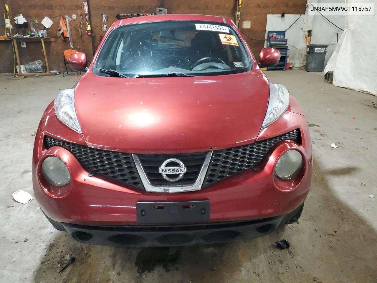 2012 Nissan Juke S VIN: JN8AF5MV9CT115757 Lot: 69742884