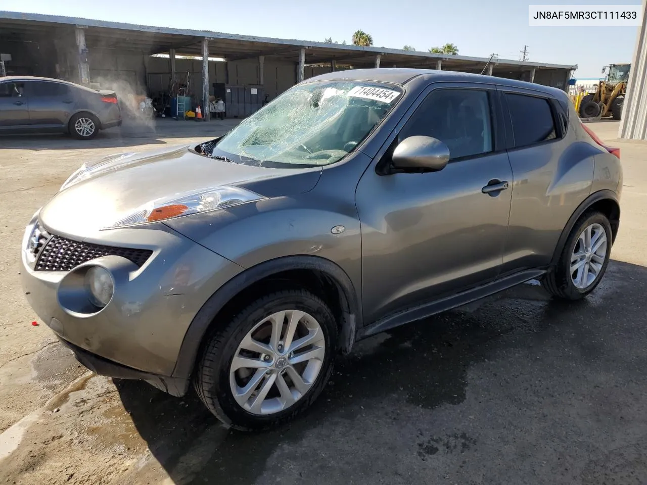 2012 Nissan Juke S VIN: JN8AF5MR3CT111433 Lot: 71404454