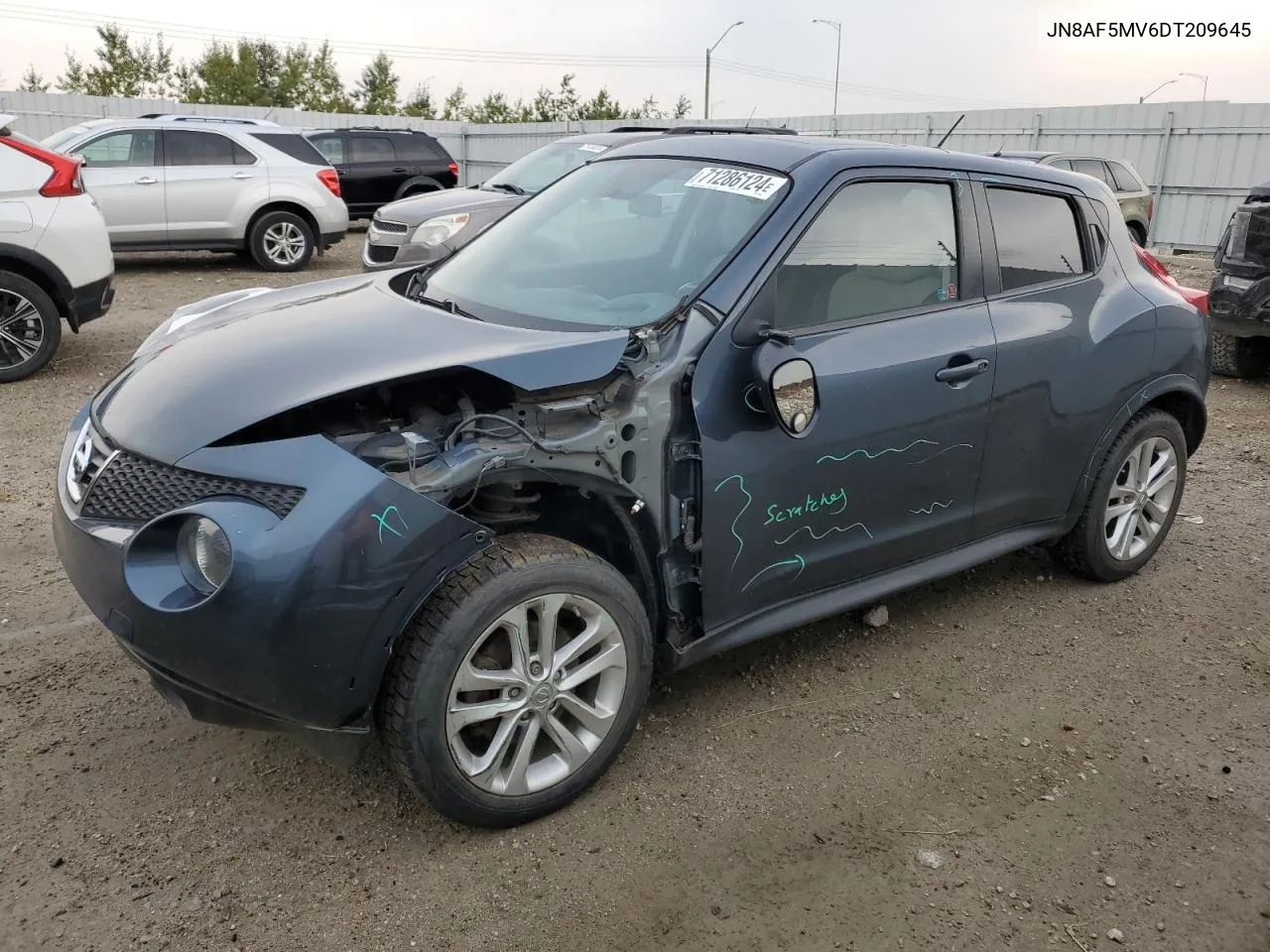 2013 Nissan Juke S VIN: JN8AF5MV6DT209645 Lot: 71286124