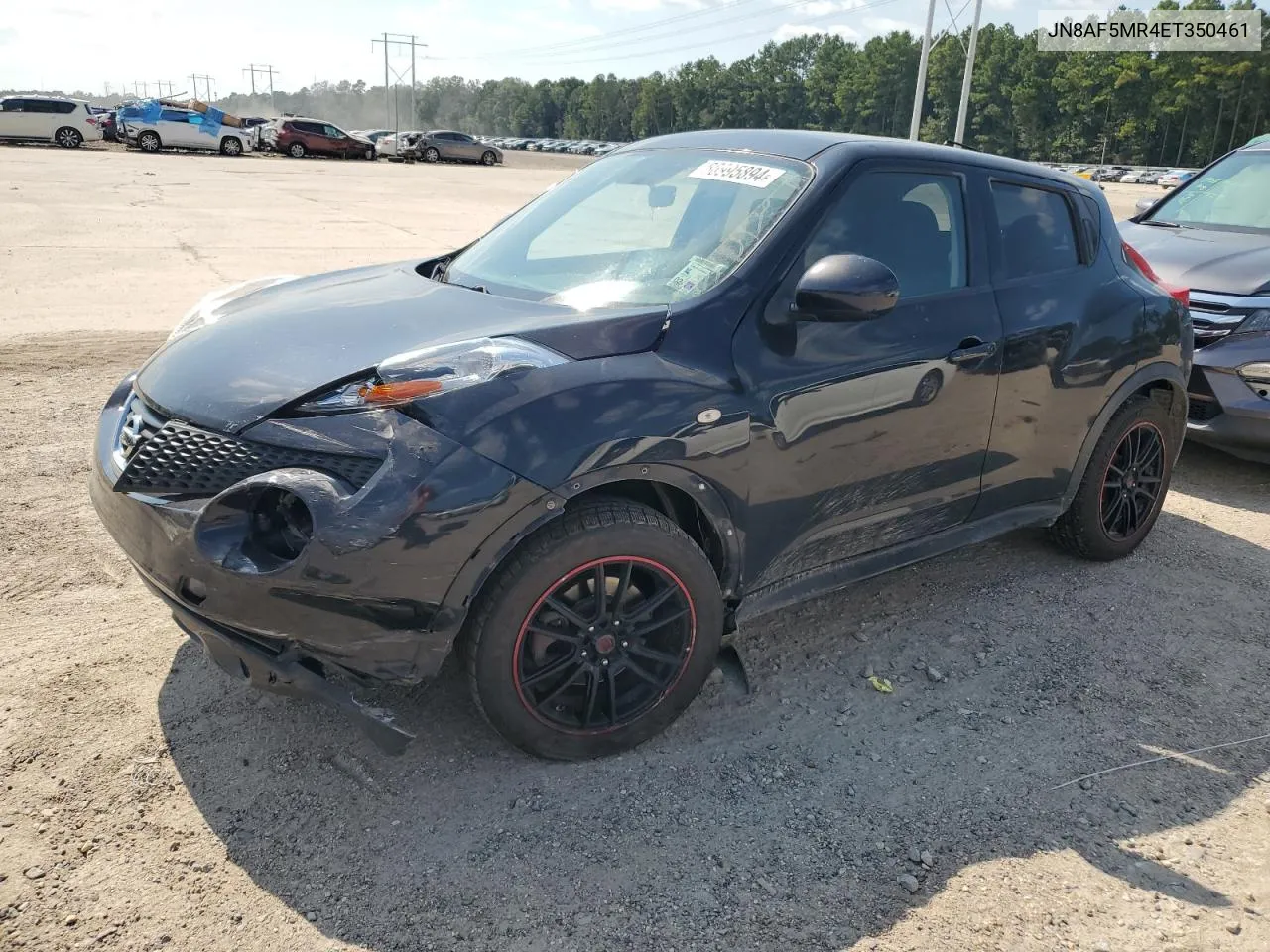 2014 Nissan Juke S VIN: JN8AF5MR4ET350461 Lot: 66995894