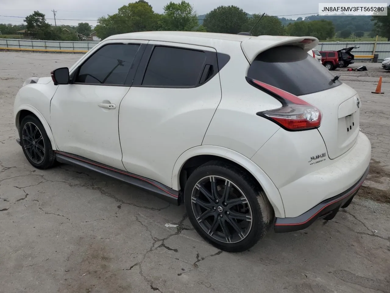 2015 Nissan Juke S VIN: JN8AF5MV3FT565280 Lot: 66180984