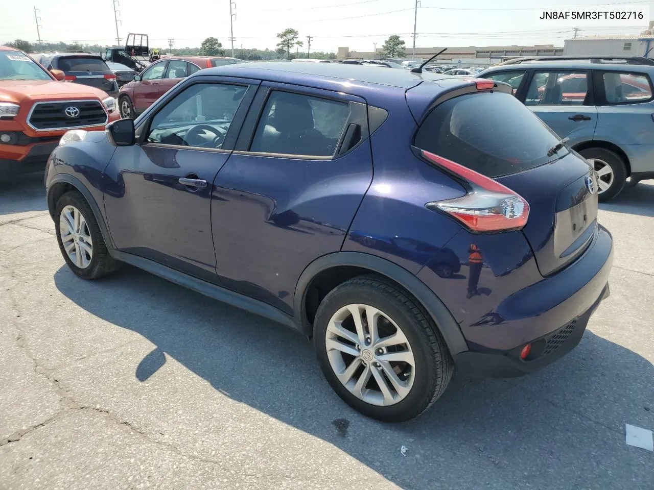 2015 Nissan Juke S VIN: JN8AF5MR3FT502716 Lot: 66567834