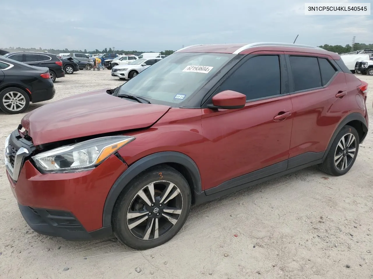 2019 Nissan Kicks S VIN: 3N1CP5CU4KL540545 Lot: 62193604