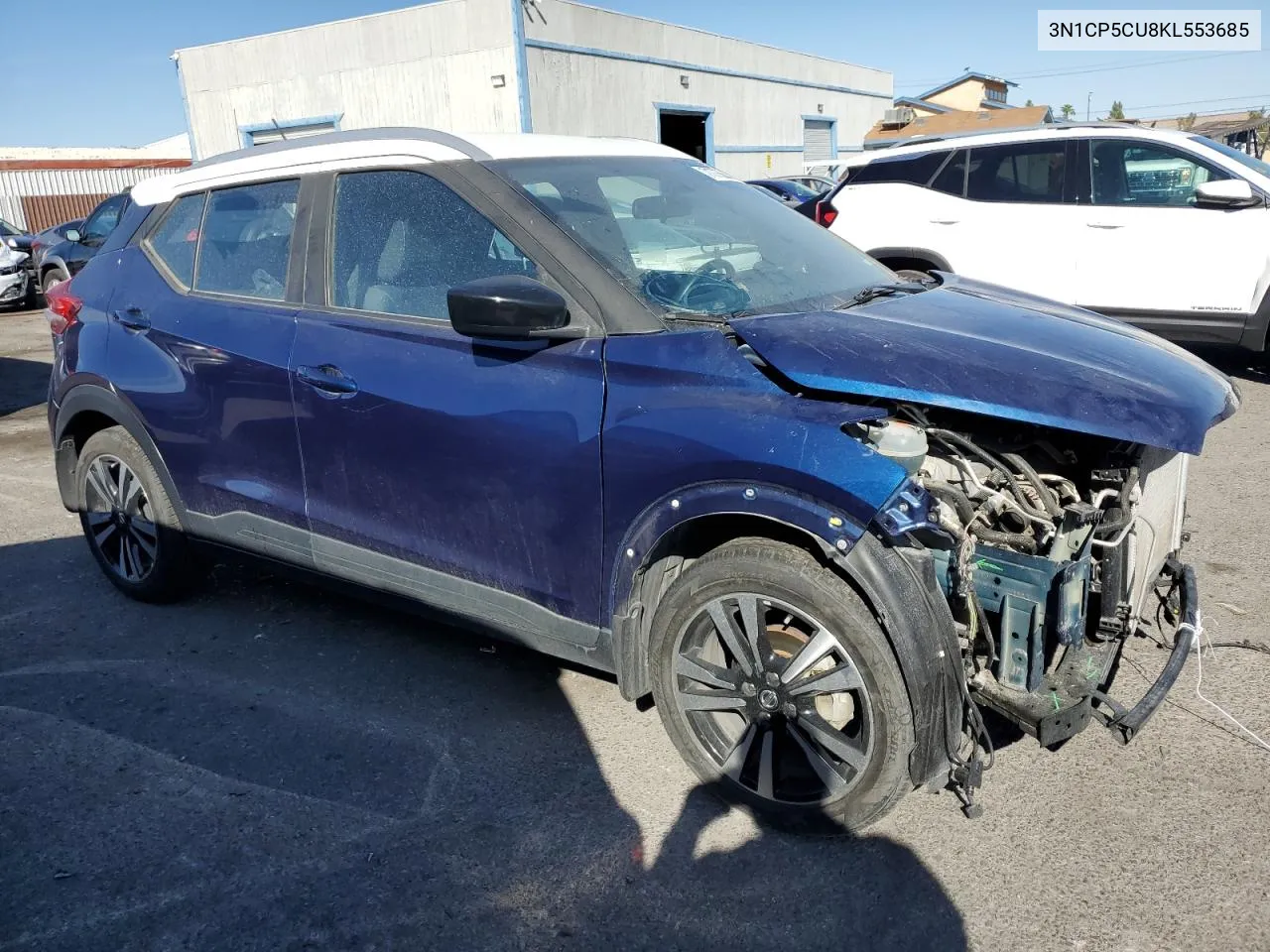 2019 Nissan Kicks S VIN: 3N1CP5CU8KL553685 Lot: 71775664