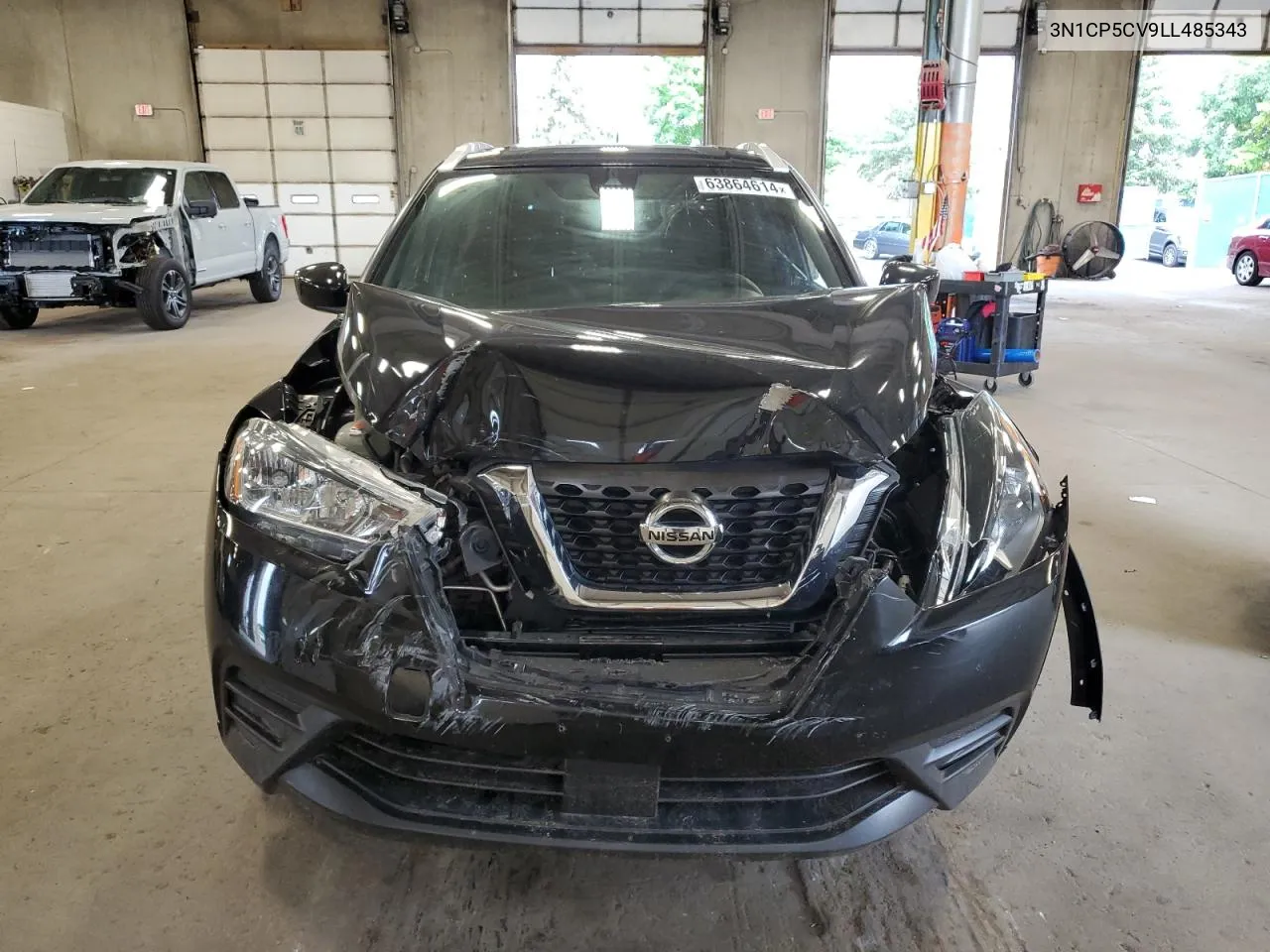 2020 Nissan Kicks Sv VIN: 3N1CP5CV9LL485343 Lot: 63864614