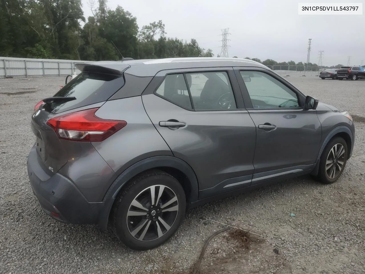 2020 Nissan Kicks Sr VIN: 3N1CP5DV1LL543797 Lot: 70913074